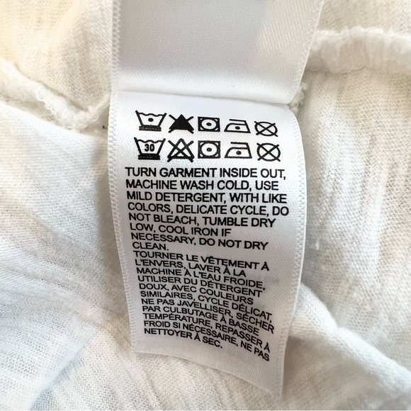 Lucky Brand Women’s White Embroidered Summer Floral Peplum Tank Top Size Medium - Picture 8 of 8